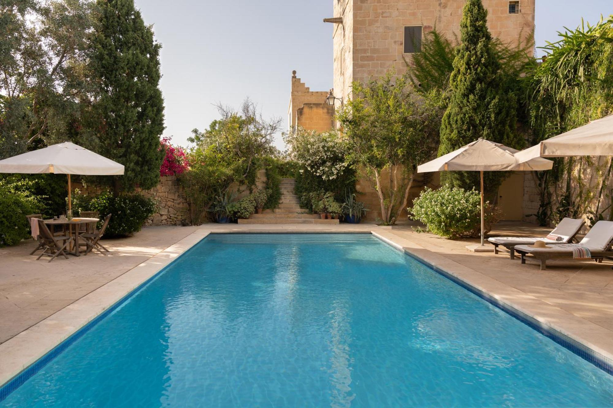 Casa San Rocco - Luxurious Grand 18Th C. Palace With Gardens & Pool Hal Ghaxiak Extérieur photo